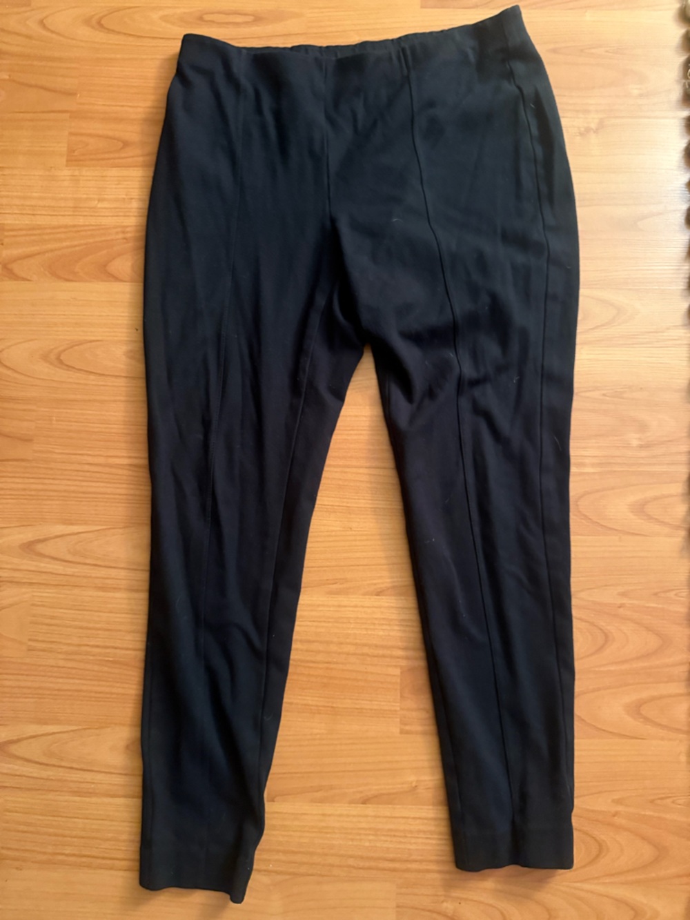 J. Jill Womens Pants Black Medium Ponte Leggings Pull On Stretch Viscose Blend